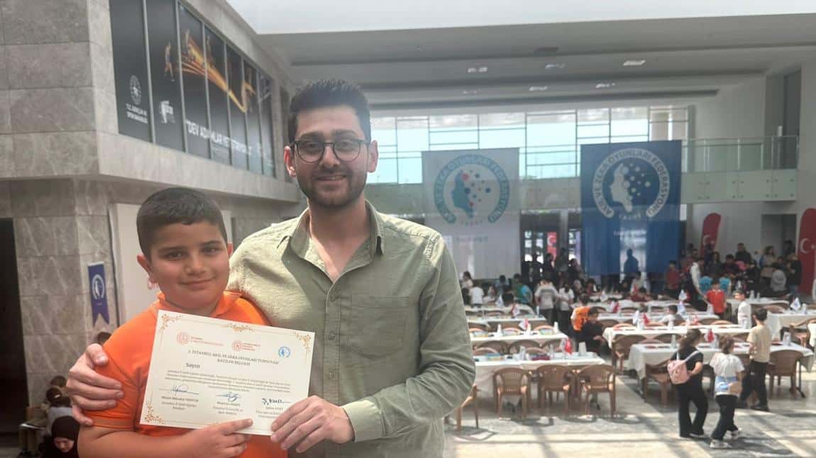 TAZOF İstanbul İl Turnuvasına Katılan Öğrencimiz Yiğit GÖKDEMİR’e Teşekkür